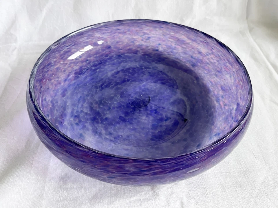 Lovely Large Art Deco Monart Glass Bowl or Dish (Shape Y, Size V) 27cm diam. - Image 3 of 4