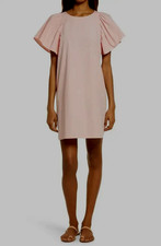 Madewell size M Flutter short sleeve Poplin Shift Dress Cotton Above knee