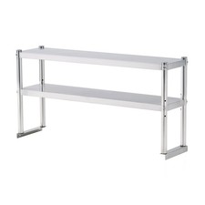 KUARBARR Stainless Steel Shelf 2 Tier 12"x48", 