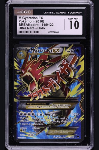 M Gyarados-EX graded CGC 10 for sale on eBay