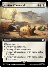 Austere Command (Extended Art) - Foil NM MTG Universes Beyond: Fallout