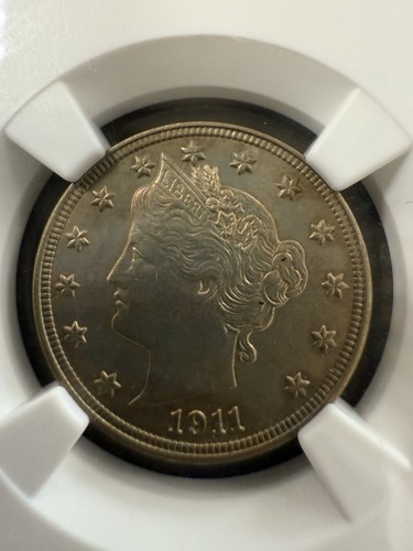๐ฅ1911 Liberty Nickel NGC MS63 AND CAC!!! - TONED ๐ฅ - Picture 4 of 5