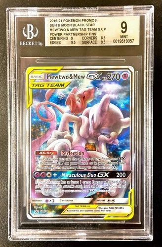 BGS 9 Mewtwo & Mew GX SM191 Promo