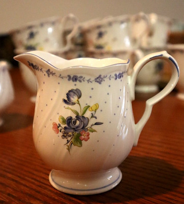 Vintage Nikko ''Blue Peony'' Blossomtime ~ Creamer - Fine Tableware Japan