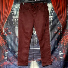 G By Guess Calan Jeans Men's 32x32 Red Denim Tapered Leg Streetwear Outdoor