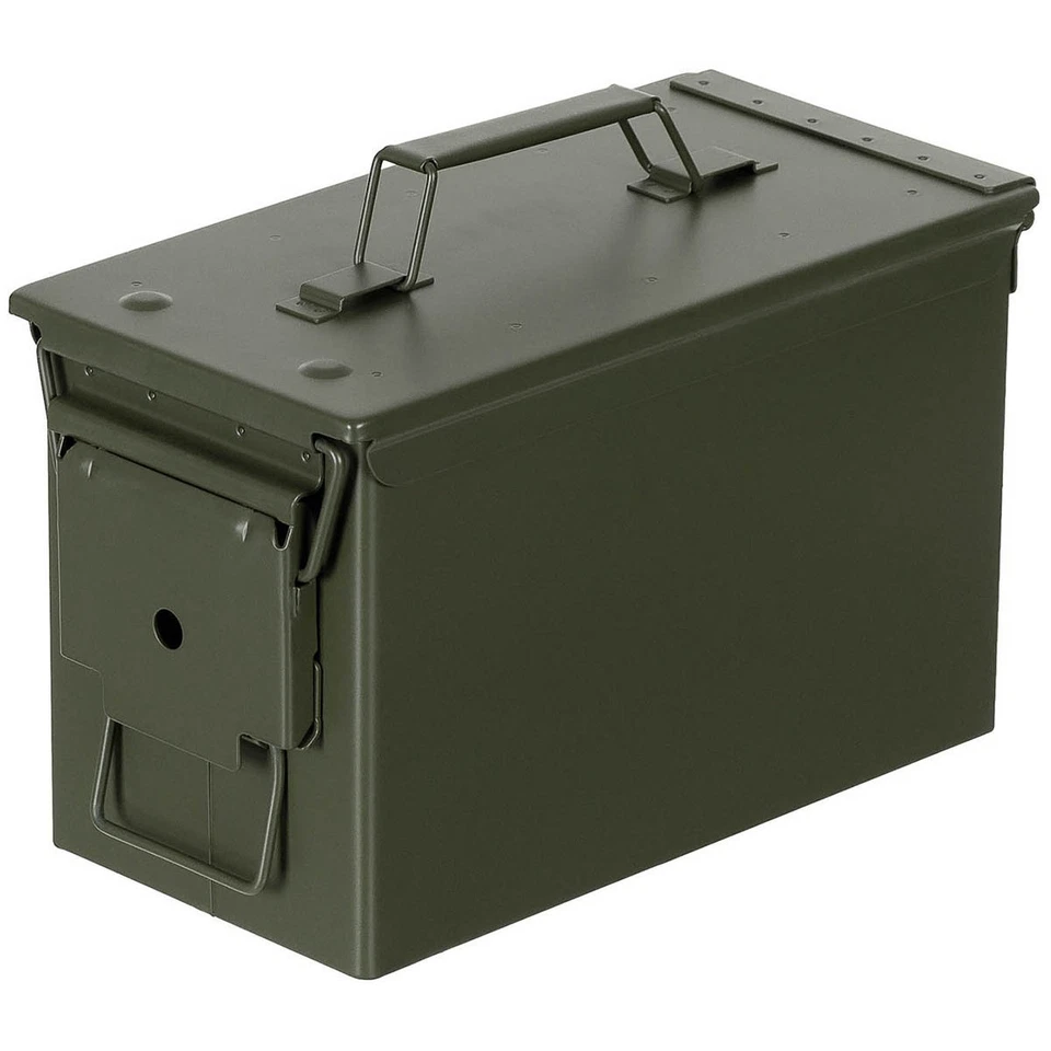 BW Munitionskiste US Ammo Box Metallkiste Metallbox Transportbox Metall Stahl - Bild 4 von 4