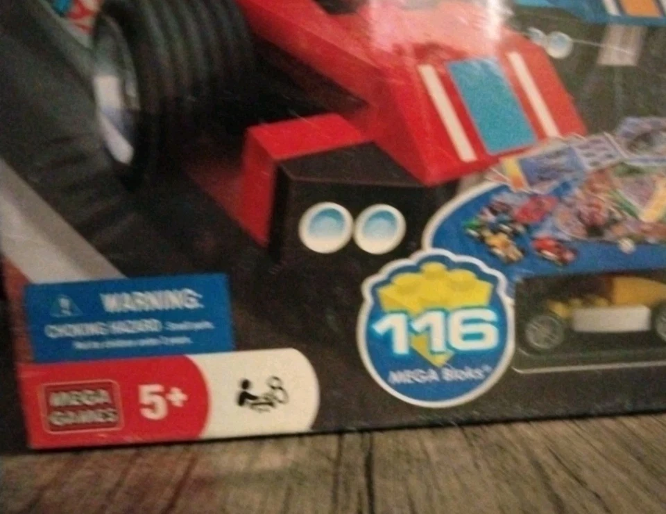 Mega Bloks Race Car Builder Board Game New Sealed 116 pcs 2010 - Image 4 of 4