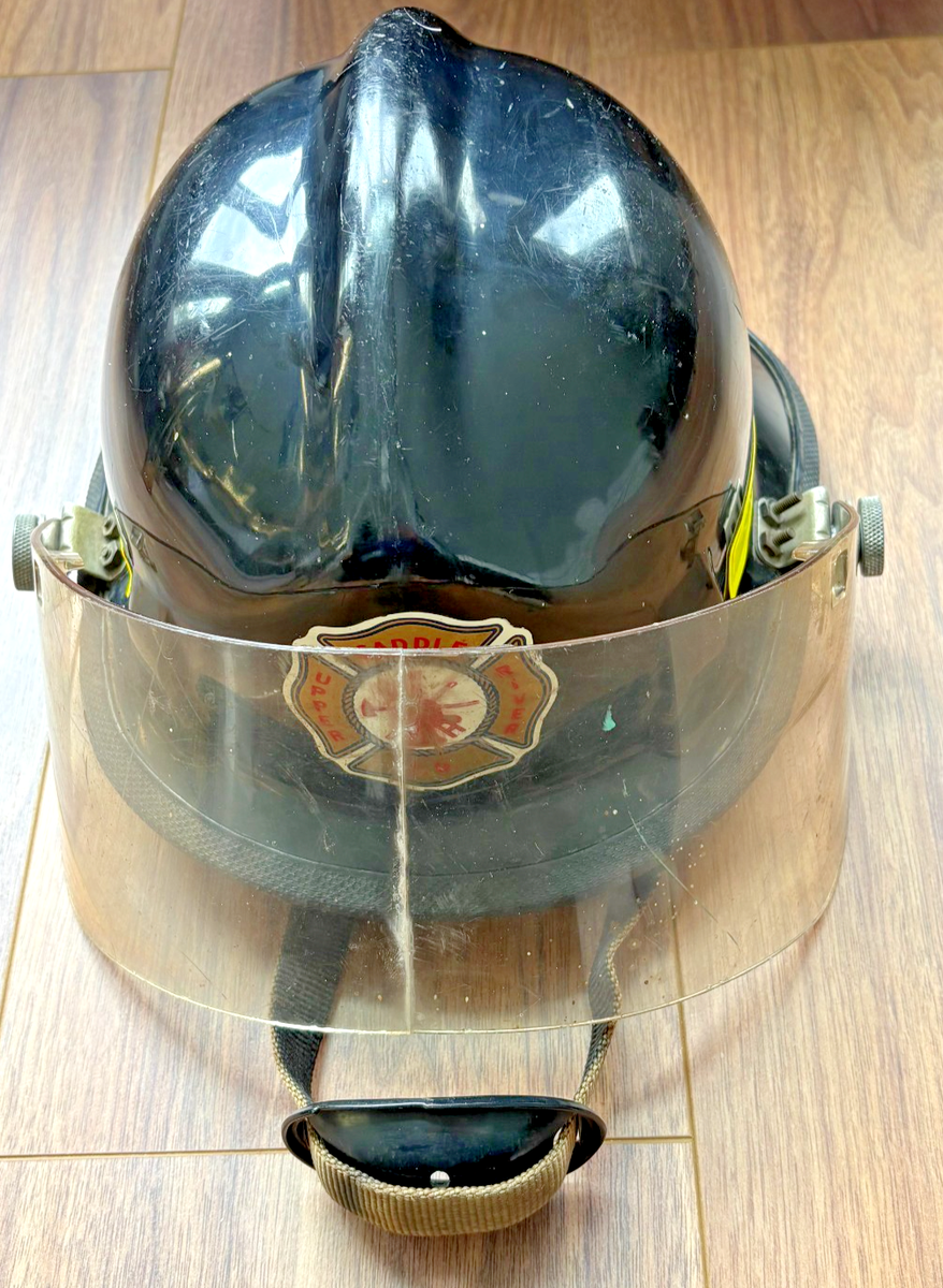 Vintage Cairns & Brother Model 770 Fire Helmet, ANSI Z89.1-1969
