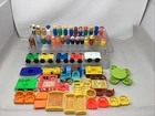 Vintage Fisher Price Little People Lot of 69 Figures Vehicles Furniture