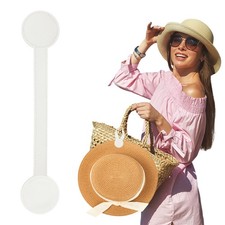 Hat Clip for Travel on Bags, Magnetic Hat Holder Hands, White