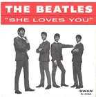BEATLES-PICTURE SLEEVE + 45--(SHE LOVES YOU)--S--PIC--SLV
