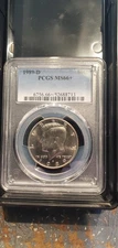 Superb! 1989-D PCGS MS66+ Kennedy Half Dollar Low Pop!!!