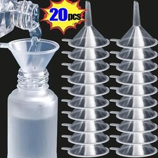 1/5/10/20PCS Mini imbuto trasparente bocca piccola olio liquido imbuto plastica strumento imbuto