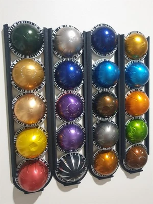 Dispensador de estante montado en la pared con soporte para cápsulas Nespresso Vertuo - Imagen 1 de 4