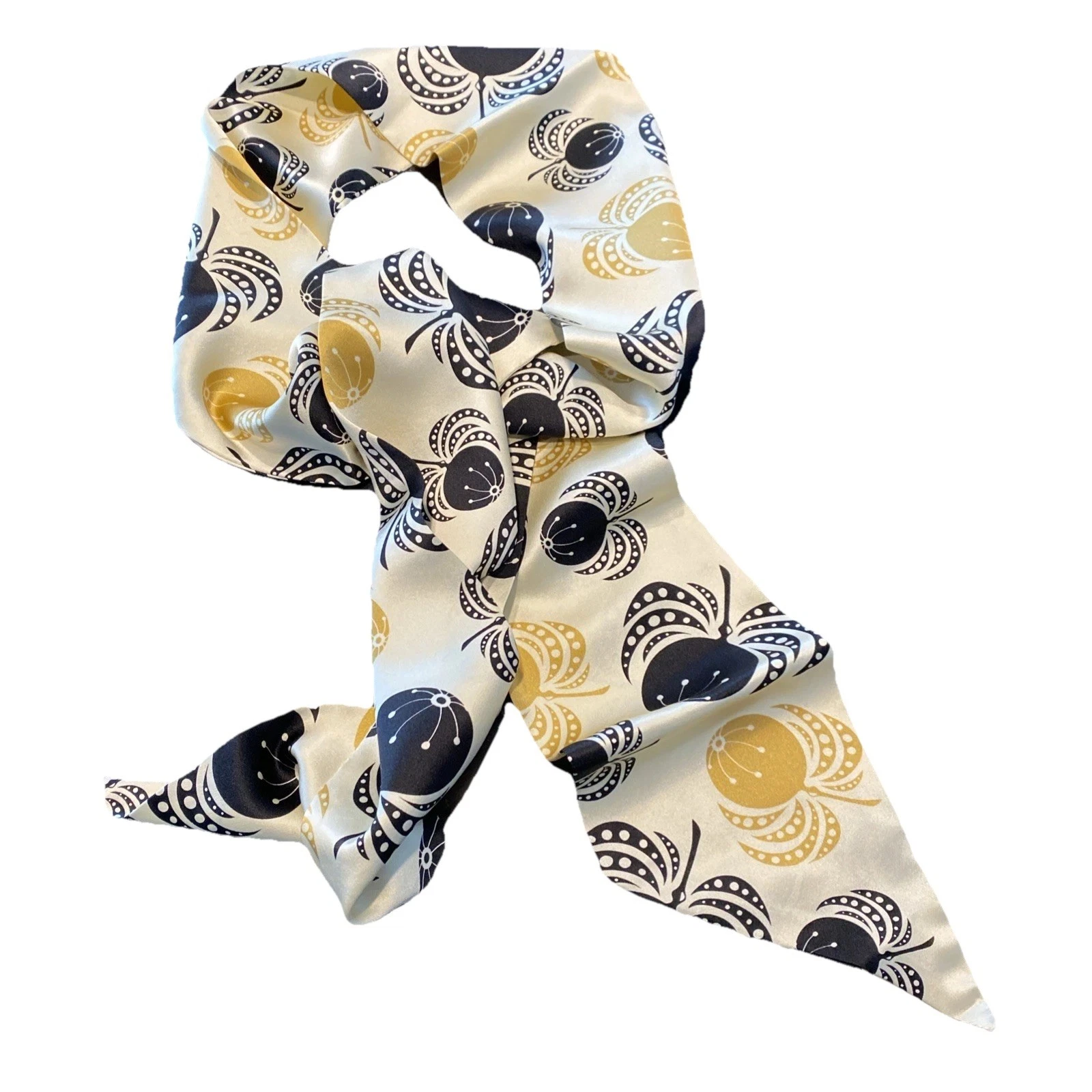 Vintage Silk Scarf Peabody Essex Museum NWT Agnes & Hoff