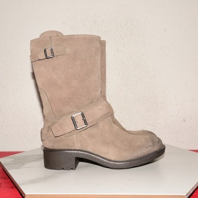 ASH Suede Harness Engineer Boot Women 37
