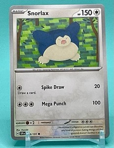 Snorlax - 144/191 - Common NM, English Pokemon Surging Sparks