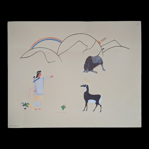 ✨ Richard Martinez (1904-1987) San Ildefonso Native American Art Print #25