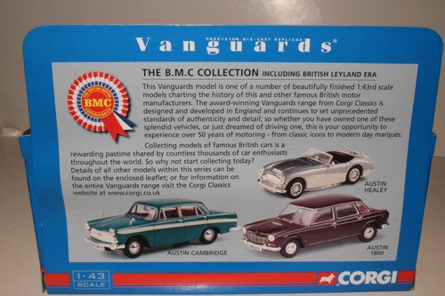 Corgi Vanguards 1:43 Scale Austin Healey 100-Six, Old English White - Picture 4 of 13