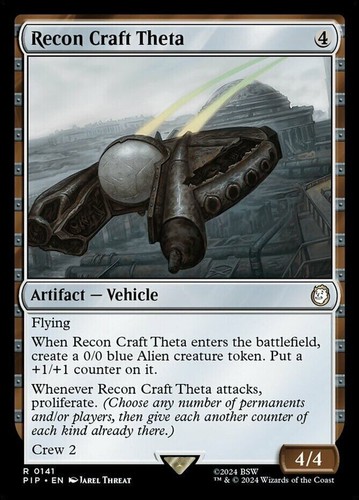 MTG Recon Craft Theta #141 Fallout PIP Magic the Gathering Card NM/M, PACK FRESH - 第 1/1 張圖片