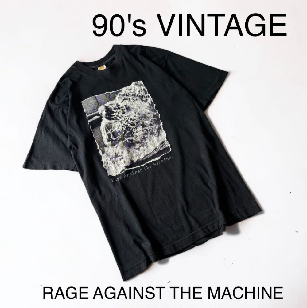 Rare 90's VINTAGE RAGE AGAINST THE MACHINE Band T-shirt Rock Rare 90's VINTAGE RAGE AGAINST THE MACHINE Band T-shirt Rock