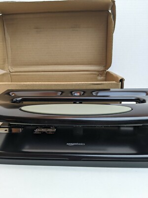 Amazon Basics 3 Hole Punch - 30 Page Black 