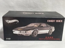 2013 Hot Wheels Elite BCT87 KARR Knight Rider, Black & Silver, 1/43, SEALED NIB