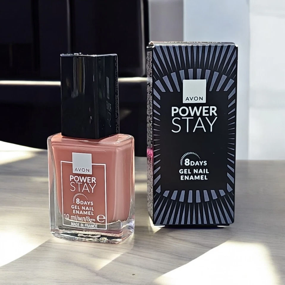 Avon Power Stay Gel Nagellack 8 Tage Farbe Can't Quit Cafe  Beige Rose - Bild 2 von 4