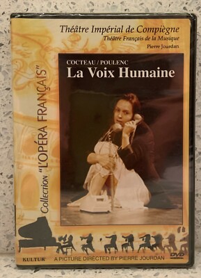 (未使用･未開封品)Telephone / La Voix Humaine / [DVD] FRANCIS POULENC La Voix Humaine (DVD, 2005) JEAN COCTEAU Anne