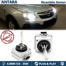 2 Lampadine BIXENON PER Opel Antara RICAMBIO Luci Bianco GHIACCIO 35W 6000K HID