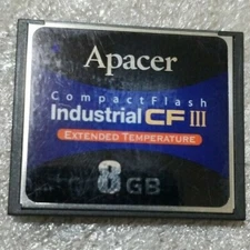 Apacer Compact Flash 8GB Industrial CF III Extended Temperature 81.2C920.TA37C
