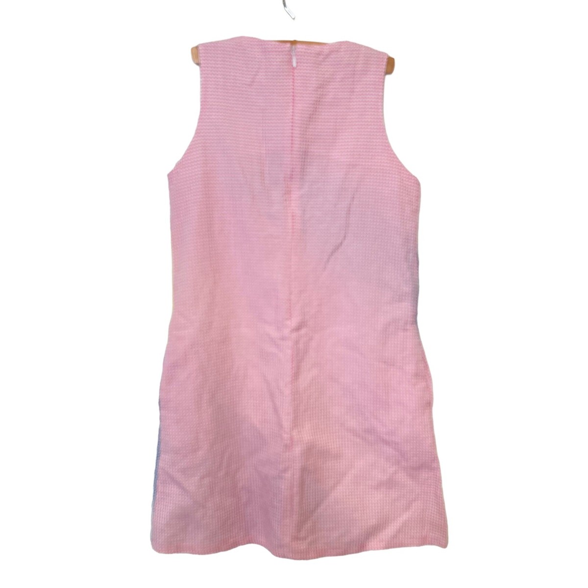 ワンピース KENZO Woman Dress Pink FF52RO7934SG 07 Kenzo Girls' Pink Blue Yellow Pastel Check Seersucker Shift