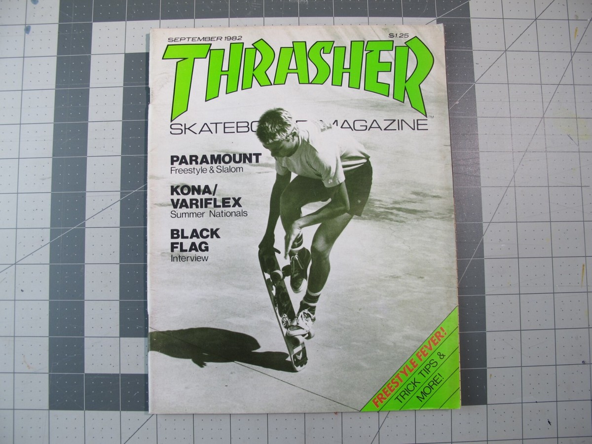 vtg 1980s Thrasher Skateboard Magazine - single issues 1982 vtg 1980s Thrasher Skateboard Magazine - single issues 1982