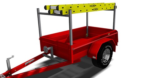 TRAILER PLANS - Box Trailer - 3 sizes incl - PRINTED HARDCOPY & DIGITAL DOWNLOAD - Picture 4 of 5