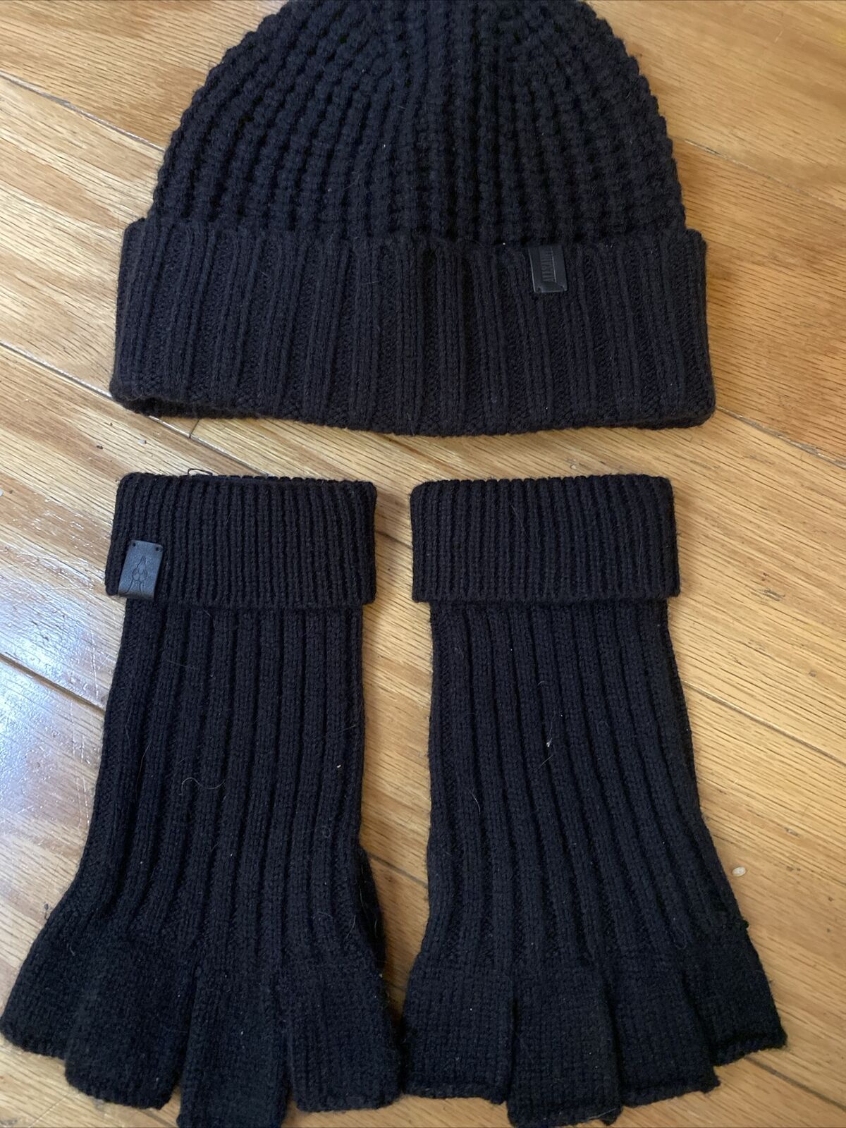 All Saints Matching Beanie And Fingerless Gloves Set One Size Men’s 