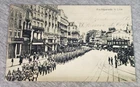 WW1 Imperial German Postcard Guard Parade in Lille France Feldpost IX Reserve