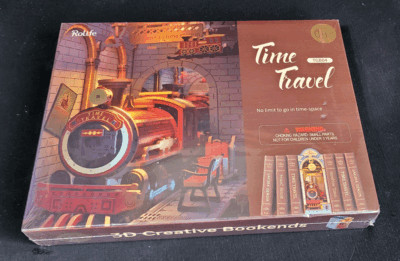 Rolife DIY Time Travel 3D Wooden Creative Book Nook Puzzle TGB04 New Sealed