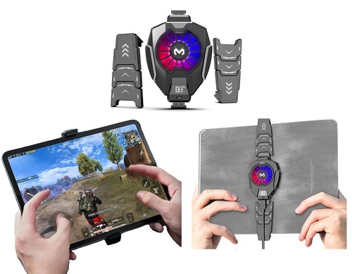 iPad Tablet Cooling Fan Radiator Gaming &amp;amp;amp; Live Streaming Cooler Temp LED Display