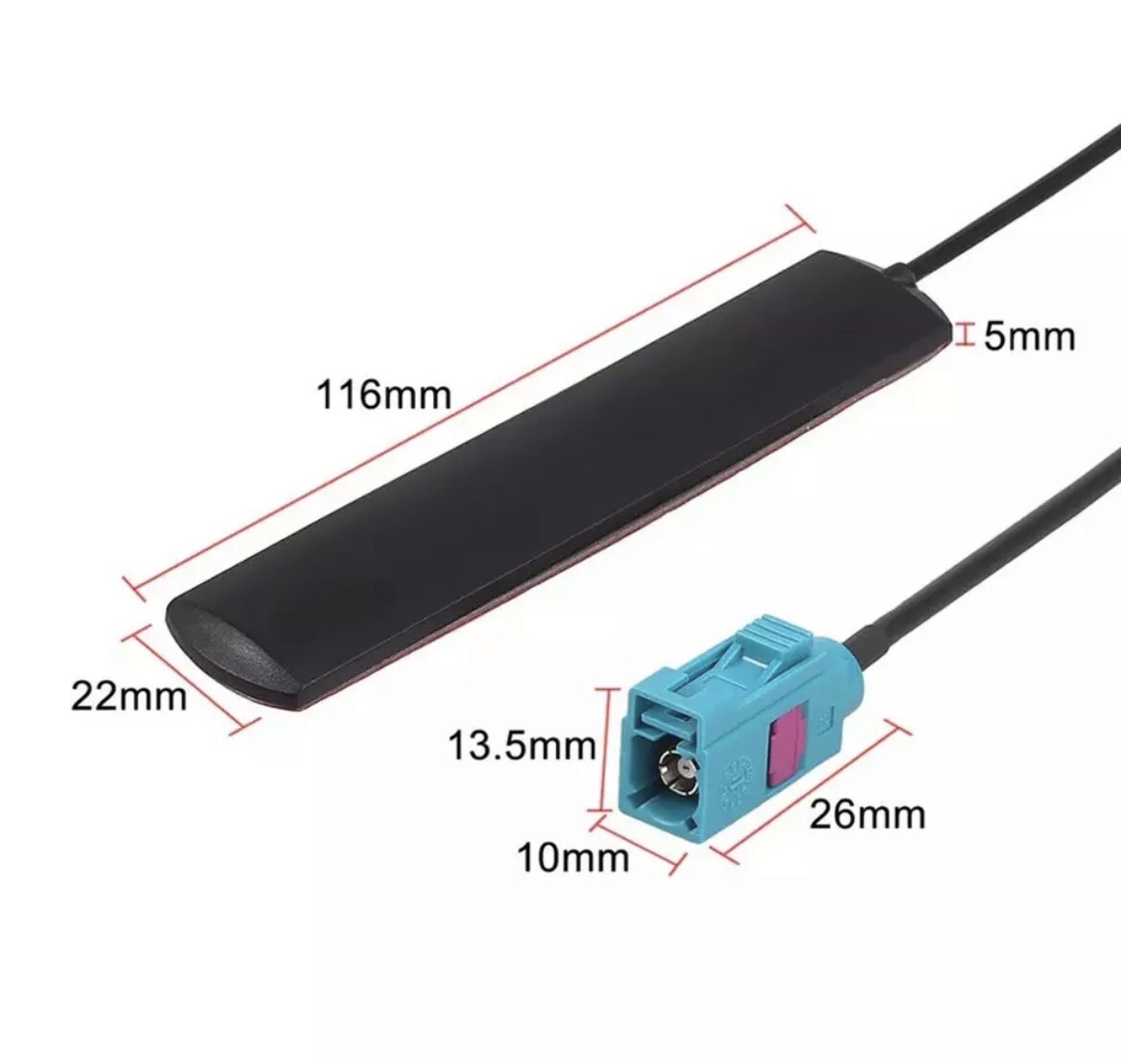 Auto Antenna Spina Fakra Bluetooth WiFi Adattatore Cavo compatibile con