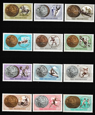 s40757 UNGARN 1965 POSTFRISCH ** Olympiasieger 12v
