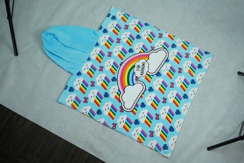 Toallas poncho con capucha para niños 120 cm, toalla de baño de playa de algodón para 3-6 años - Imagen 26 de 65