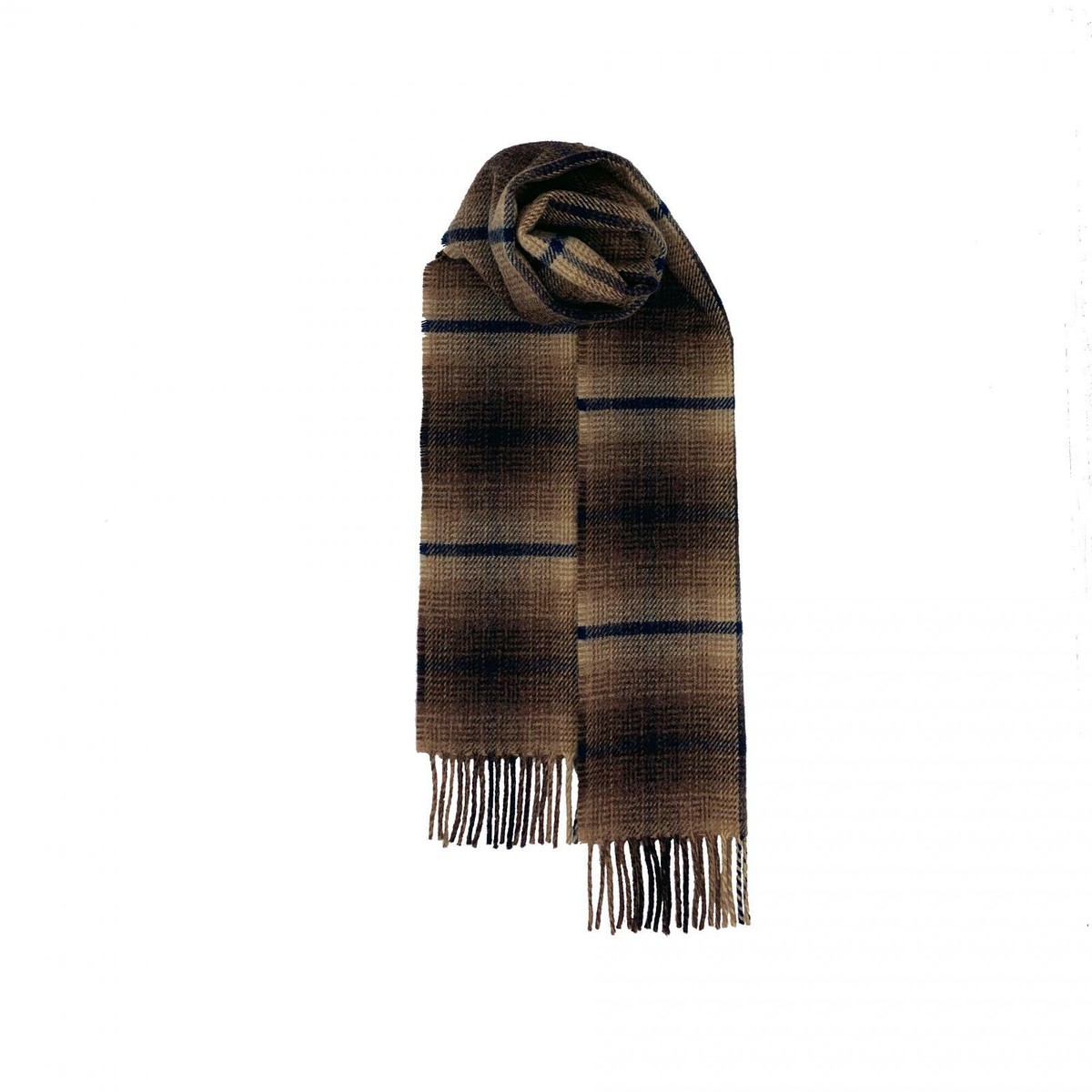 House Of Edgar 100% Lambswool Authentic Hebridean Tartan Scarf - Main Image