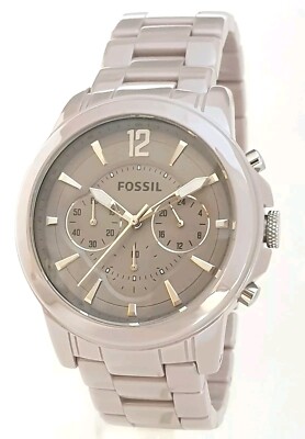 FOSSIL CE5018 HERREN CHRONOGRAPH, 1/10, 44 mm,FULL CERAMIC, NEUZUSTAND, MIT BOX 