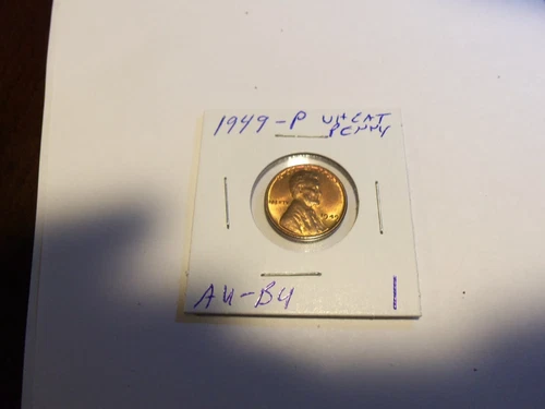 NICE AU-BU 1949-P WHEAT PENNY