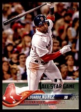 2018 Topps - Eduardo Nunez #76 Red Sox All Star Game Stamp SP