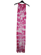 Resort Tie Dye Maxi Dress Pink Size UK 8 DH100 DD 18