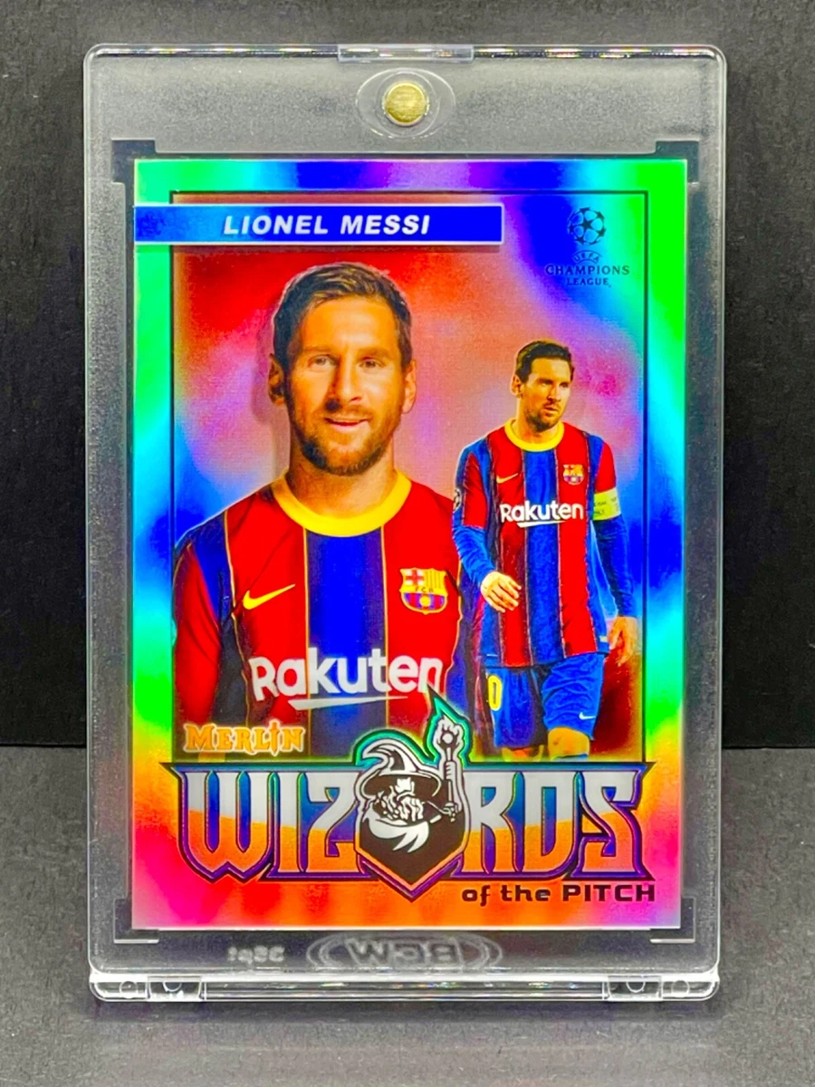 2020-21 Topps Merlin Collection Chrome UCL Lionel Messi #W-LM for