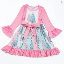 NEW Christmas Nutcracker Girls Long Sleeve Panel Twirl Dress