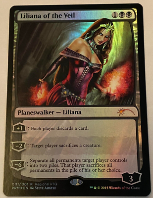 Liliana of the Veil - Pro Tour Promos (PTP) MTG FOIL 001 | eBay
