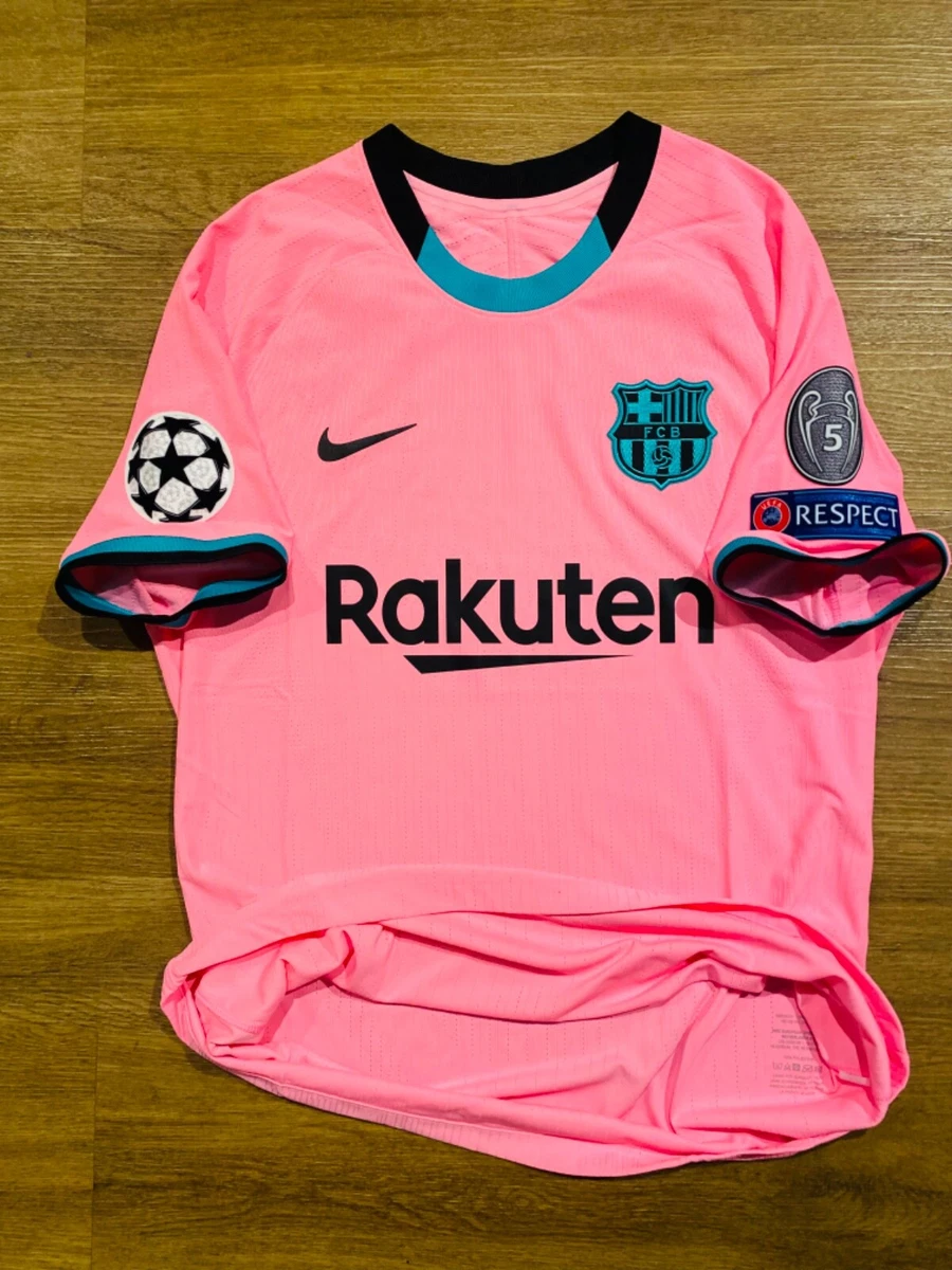 Messi Barcelona UCL match Worn preparado Camisa